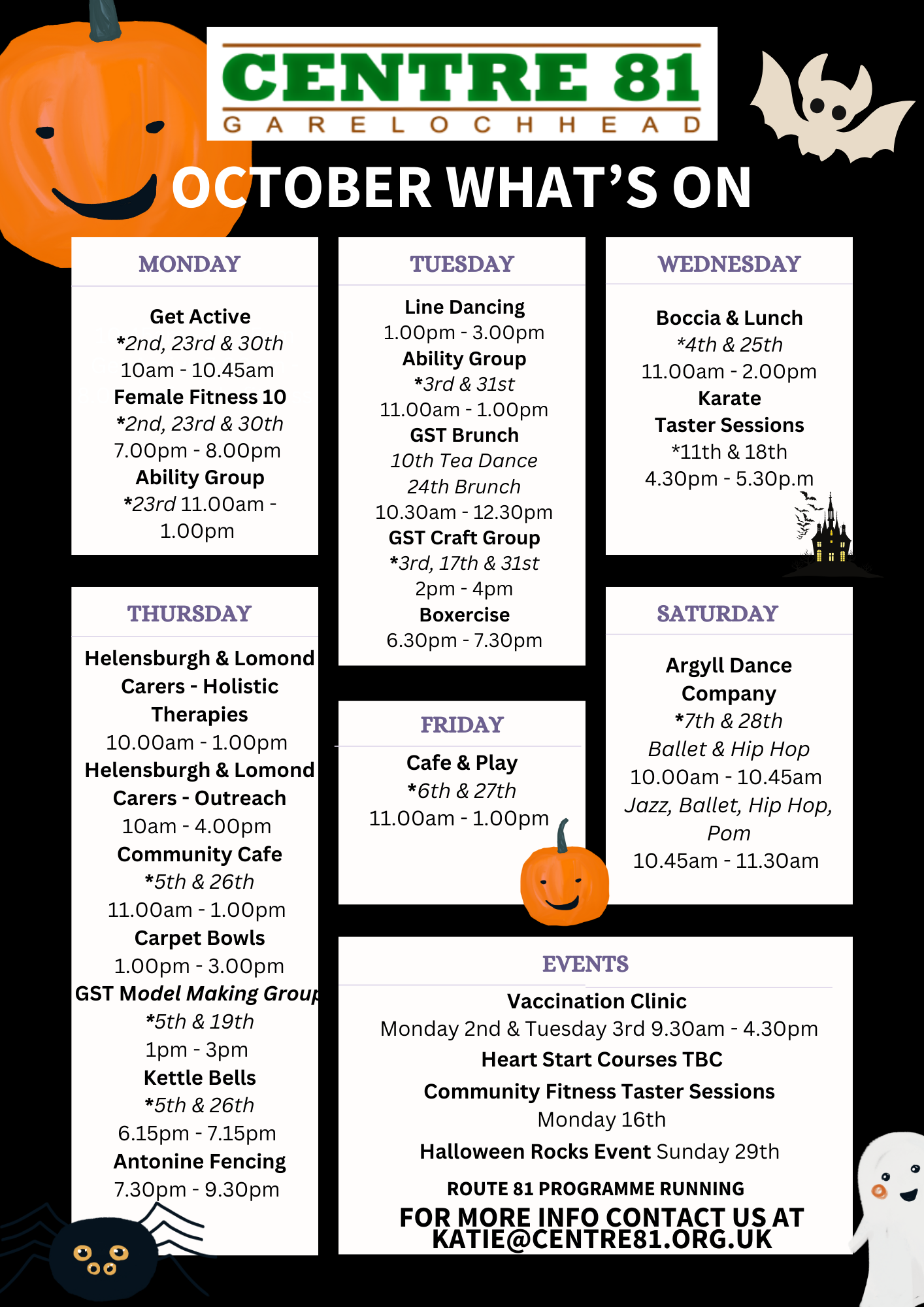 October Whats On